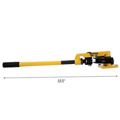 Pipe Tube Bender 3/8 to 1 Inch 10-25mm Manual Tube Bender w/ 7 Dies Tubing Metal