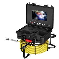 20m Sewer Pipe Inspection Camera Drain Sewer Pipeline Industrial Endoscope 7&rdquo;