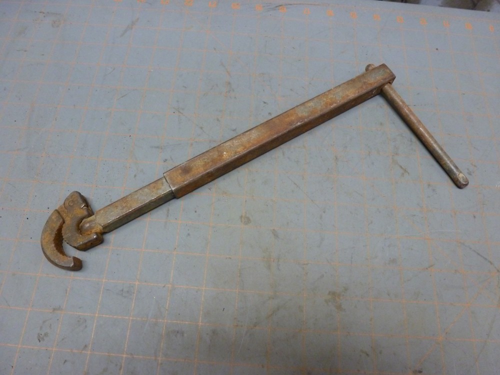 Ridgid No. 1017 Telescopic Basin Wrench 11&Prime; to 18&Prime; Plumbing Ridge Tool Co. USA