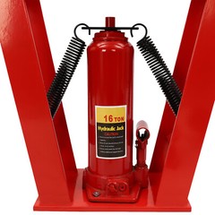 Hydraulic Pipe Tube Bender Tool Manual Heavy-Duty Pipe Bending Machine 16T Red