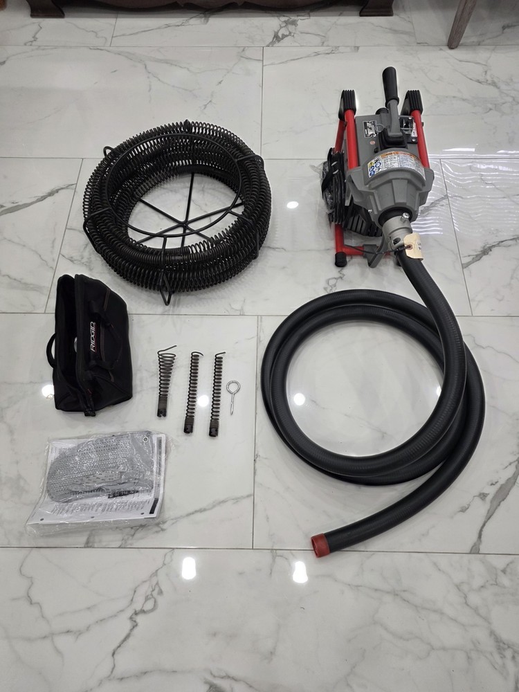 RIDGID K-60SP Sectional Drain Cleaning Machine 75ft 7/8&Prime; Inner Core 115V