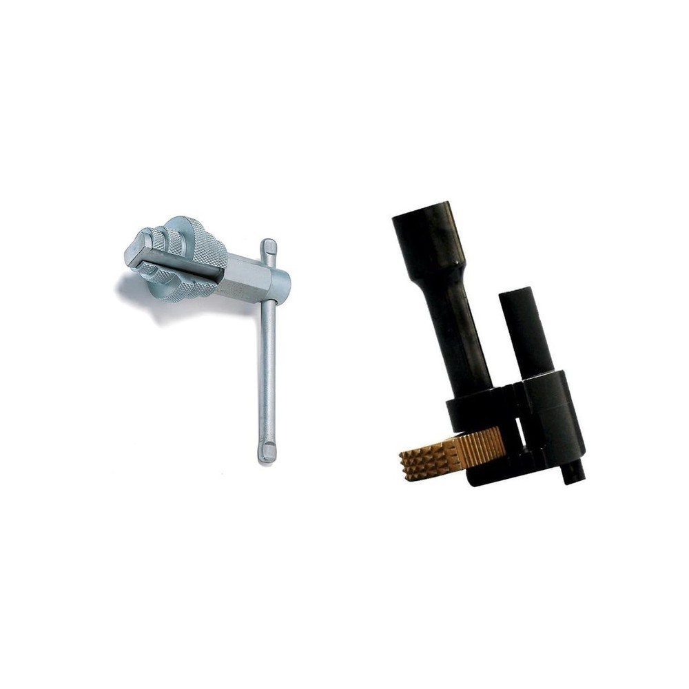 RIDGID 31405 Internal Wrench (Small) and Rectorseal 97258 Tub Drain Tool