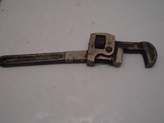 Lot Of 3 Adjustable Drop Forged Steel Monkey Pipe Wrenches Plumbers Hand Tools