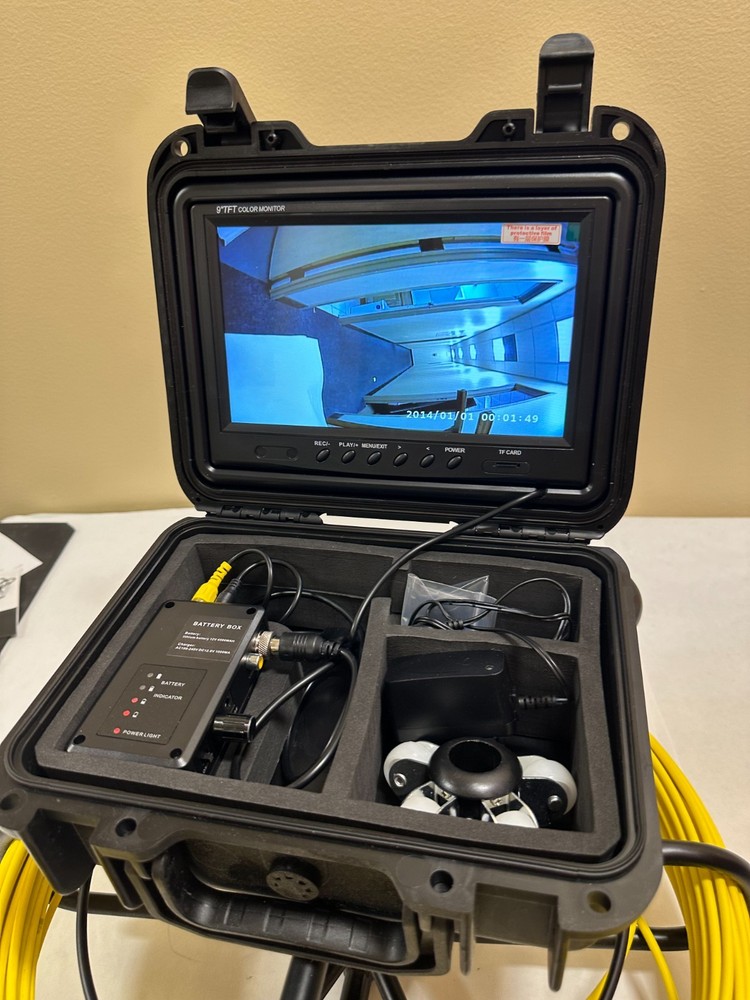 VEVOR Sewer Camera 150ft Drain Inspection Camera 4.3 in Monitor IP68
