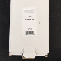 Pronto J-351 tubing flaring tool 45 degrees with box & info page 1/2&Prime;-5/8&Prime;
