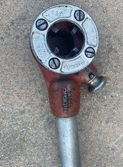 RIDGID OO-R Pipe Threader Ratchet with 3/4&Prime; Die 18-1/2&rdquo; Long handle USA Made