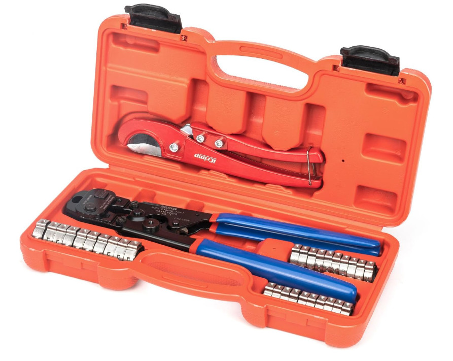 PEX Clamp Tool Kit for 3/8&Prime; 1/2&Prime; 3/4&Prime; 1&Prime;, PEX Clamp Cinch Removal Tubing Cutter