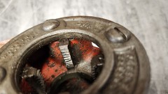 Ridgid 3/4&Prime; NPT 00R OOR Pipe Threader Head with 2-CHIPPED Dies. lot#2