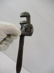 RIDGID Tools 8&Prime; PIPE WRENCH Ridge Improved Stillson # H1 Forged Made in USA VGC