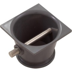 Zodiac 25568-007-000 Rope Anchor 3.85&Prime; Steel Pin Dark Gray Pool Wall