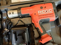Ridgid RP330 Propress Crimper Tool w/ Case & 2 Batteries &ndash; NO DIES &ndash; RP330B