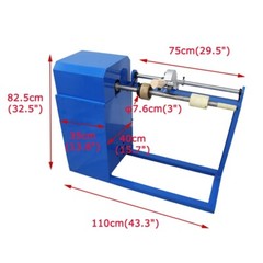 TECHTONGDA Electric Pipe Cutting Machine 220V Paper Tube Slitting Machine 2.99in