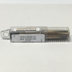 M20 x 2.5 Metric 4FL Taper Tap High Speed Steel BEST QUALITY Norseman 61613