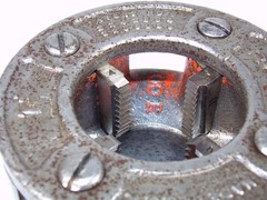 RIDGID 00R Pipe Threader Die Head Set 1&Prime;, 3/4&Prime;, 1/2&Prime;, 1/4&Prime;, Sharp Dies