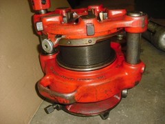 RIDGID 141 Receding Geared Threader with 700 threader & 774 adapter Jam Proof