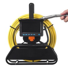 164ft Self-Leveling Drain Camera with 4.3in HD Screen & 12LEDs