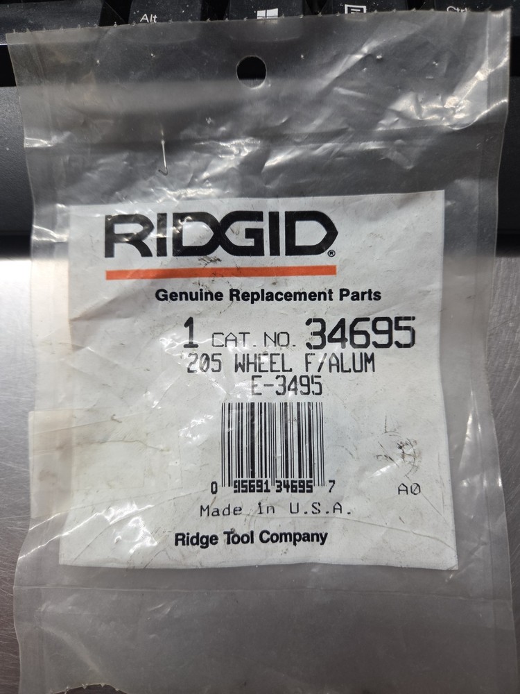 RIDGID N0. 34695 E-3495 PIPE CUTTER WHEEL tubeing cutter/ pipe cutter