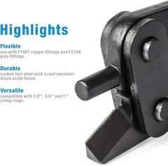 iCrimp PEX-1210C PEX Crimp Ring Removal Tool for 1/2-Inch,3/4-Inch,1-Inch F1807