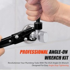 Angle Stop Removal Tool Plated Steel Angle Stop Wrench And Double Ended