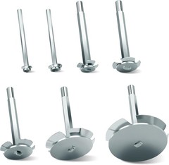 PVC Fitting Saver, 7 Pcs Pipe Reamer Tool for Removing SCH 40 7 Pcs, Silver