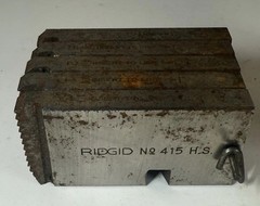 Ridgid #415 2-1/2&Prime;-3&Prime; NPT & 3-1/2-4 NPT LOT of 8
