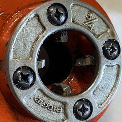 Ridgid 12R Pipe Threader Dies 1/2&Prime; and 3/4&Prime; 12-R Threading Die Rigid