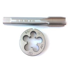 5/818 Tap And Die Set UNF Machine Thread Tap Round Thread Right Hand HSS
