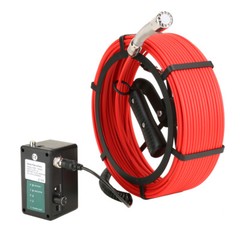 30M Drain Sewer Camera 1080P 7inch Monitor 16GB Pipe Inspection Video Camera