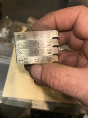 Toledo Beaver Die 3/8&Prime; Dies for No. 999 or 2&Prime; H.S. Opening Die Head Dies