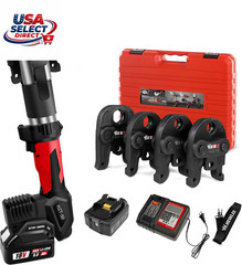 Battery Powered Copper Crimper Tool with 4 Jaws