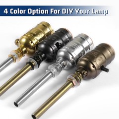 Antique Brass Lamp Repair Hardware Kit &ndash; 5 Sizes, 60 One Size,