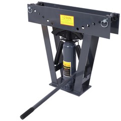 12 Ton Pipe Bender Manual Hydraulic, Piping Bending Exhaust Tube Fabric w/6 Dies