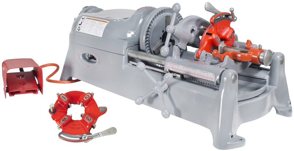 Reconditioned RIDGID&reg; 535 V1 Pipe Threading Machine with (2) 811 Die Heads