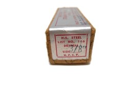 Pratt & Whitney 3/8-18 Interrupted Thread Straight Pipe Tap Dry Seal NPSF HSS