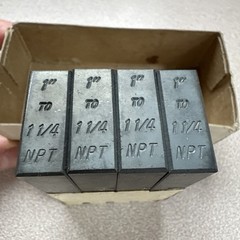 NEW Set 1 to 4 Landis Oster Dies 300 NPT HS 1 & 1 1/4 12015