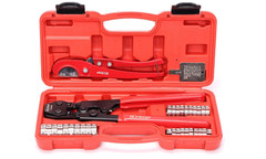 Combo Angle Head PEX Pipe Crimping Tool Kits Used for 1/2&Prime; 3/4&Prime; Pex Crimper