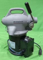 Ridgid K-50 Drain Cleaning Machine &ndash; Working &ndash; Sectional Sewer Cleaner