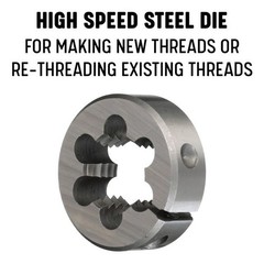 1/2&Prime;-13 X 1-1/2&Prime; OD HIGH SPEED ROUND ADJUSTABLE SPLIT DIE