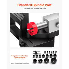 Pipe and Tube Cutter, 1/2 to 3-In. Tubing Cutter with 0 to 50&deg; Adjustable Angle,