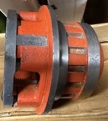 Ridgid 37410 12-R 1-1/2&Prime; Hand Threader NPT Die Head Complete W/ Dies Clean Read