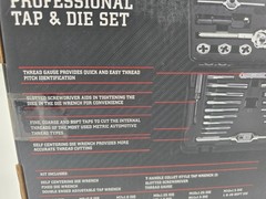 ICON 41pc. METRIC Professional Tap & Die Set with Storage Case Model #59159 NEW