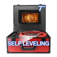 Sewer Camera Self Leveling 100FT/30M, 7&Prime; Drain Inspection Camera with DVR, 4743
