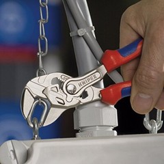 KNIPEX Tools Pliers Wrench Chrome Multi-Component 8605180 7-1/4 inches