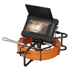 7inch Sewer Pipe Inspection Camera Drain Sewer Pipeline Industrial Endoscope 30m