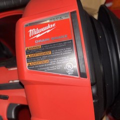 Milwaukee M12 Cordless Lithium-Ion Drain Snake Kit with Bucket 2571-21