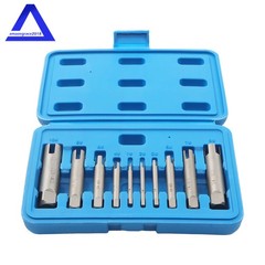 Broken Tap Extractor Removal Tool Set Screw Extractor 10 Pcs (1#-10#) 3/4 Claws