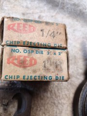 Vintage REED Mfg. Co. Pipe Threader Set with Dies (LARGE LOT)