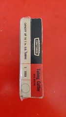 Vintage Craftsman USA Model 9- 5533 Tubing Cutter in Box 1/8&Prime; &ndash; 1&Prime; Capacity
