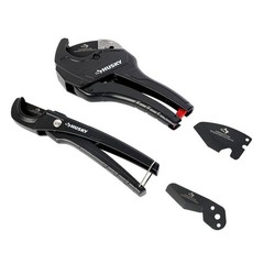 Husky 4-Piece PVC Cutting Kit with Foldable Pouch and Replacement Blades