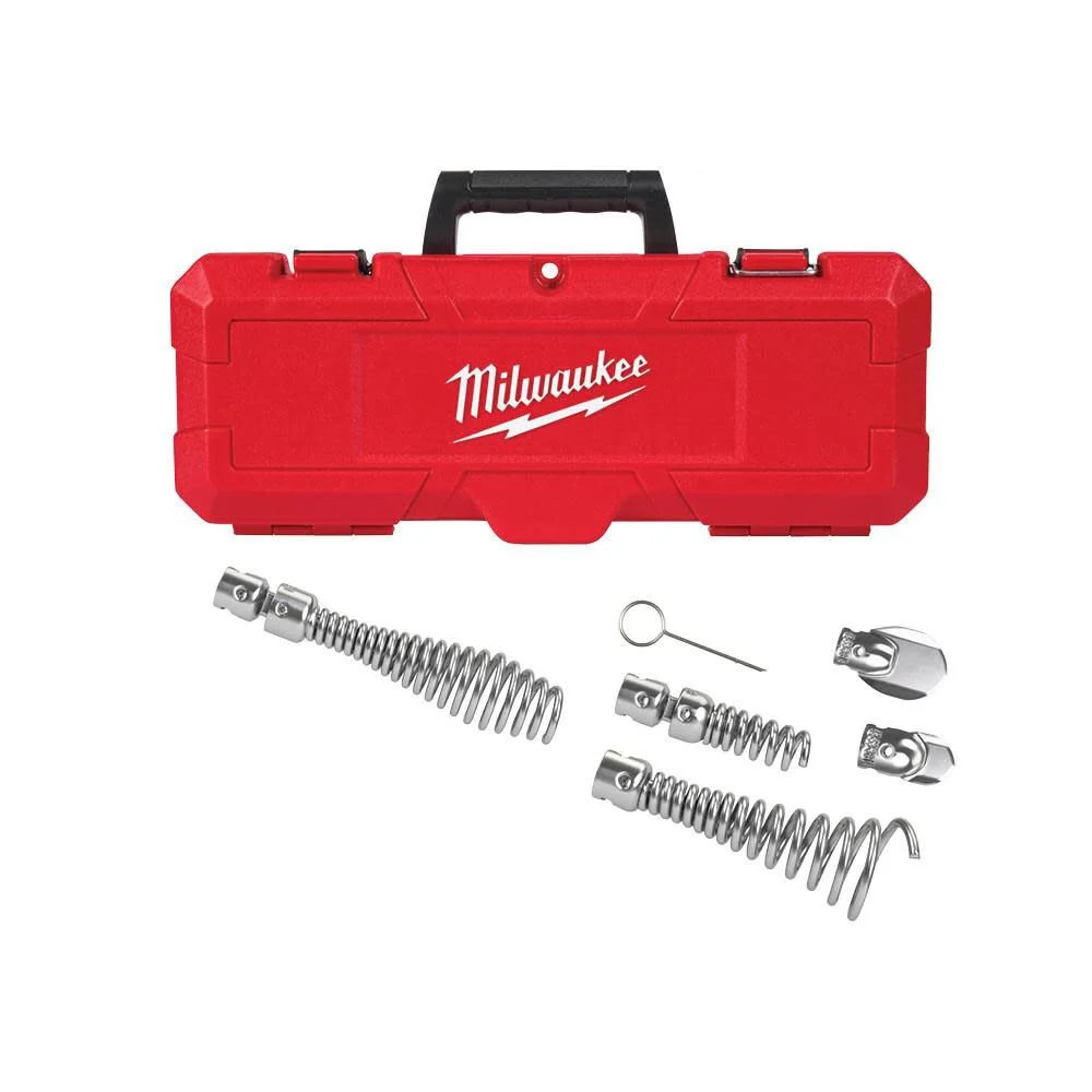 Milwaukee 1-1/4 Inch &ndash; 2 Inch Head Attachment Kit For 5/8 Inch Sectional Cable